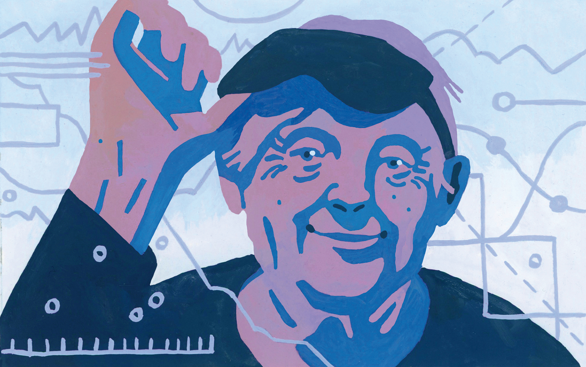 illustrated portrait of Prof. Mary Carskadon